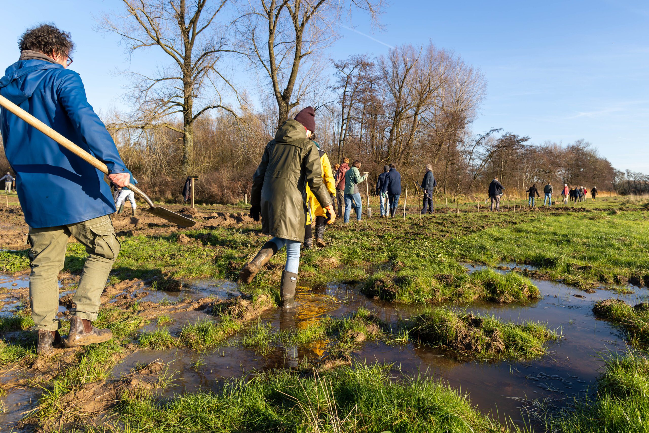 natte grond trotseren plantdag elst 2024