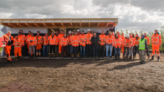 onze sponsors Bouw Polderhut Dura Vermeer foto Frits van Oosten