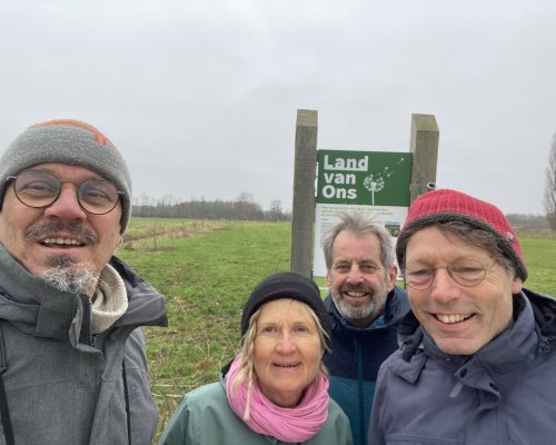 Van links naar rechts: Bavo Ghuijs, Corry Kester, Rudy Boesjes en Michiel Bussink